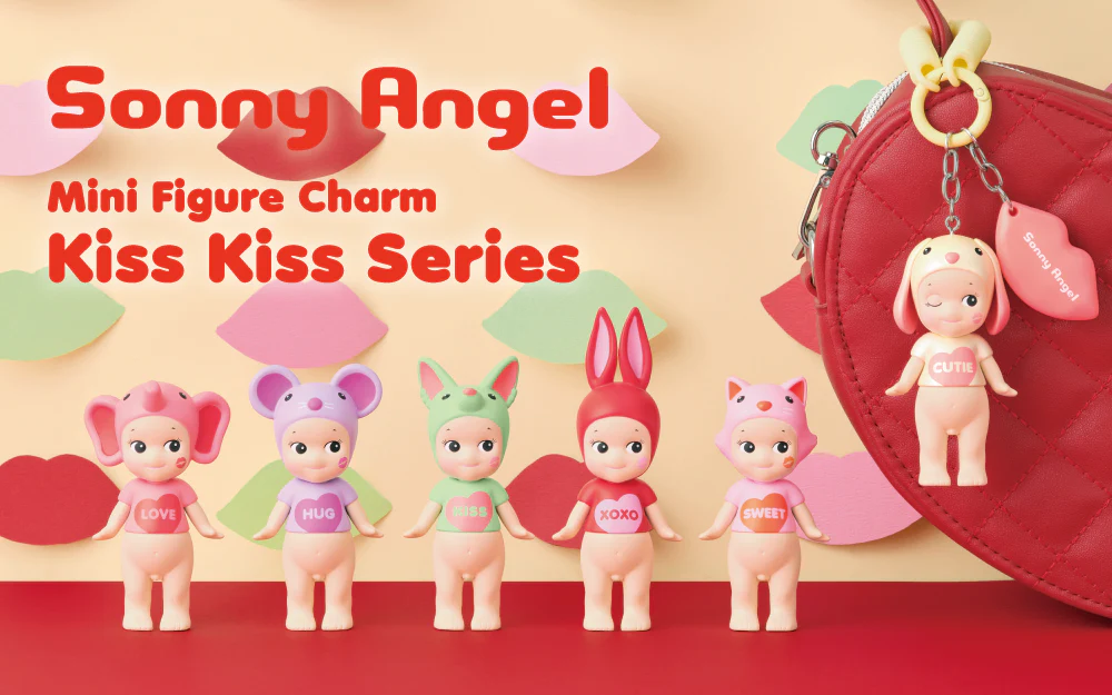 SONNY ANGEL KISS KISS KEYCHAIN SERIES